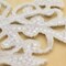 9.2" x 4.9" Large Silver Rhinestone Applique Iron On Beaded Patch for Wedding Dress Decoration